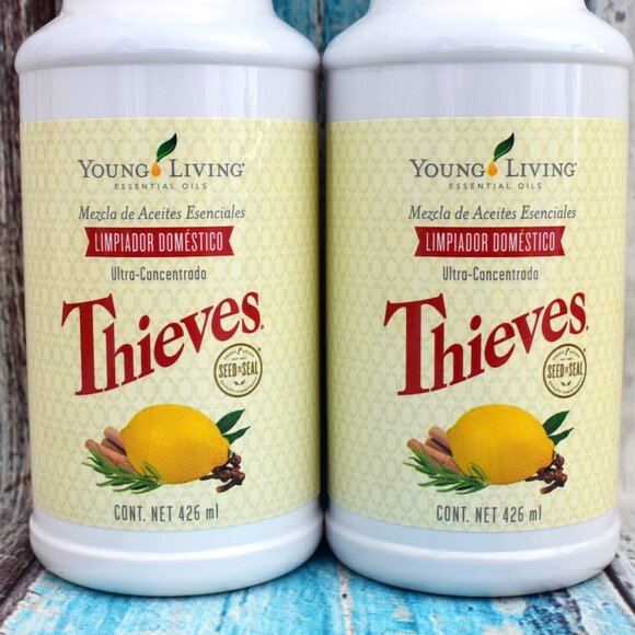 LOT OF 2 Thieves Household Cleaner Essential Oil Young Living READ DESCRIPTION - Picture 2 of 6